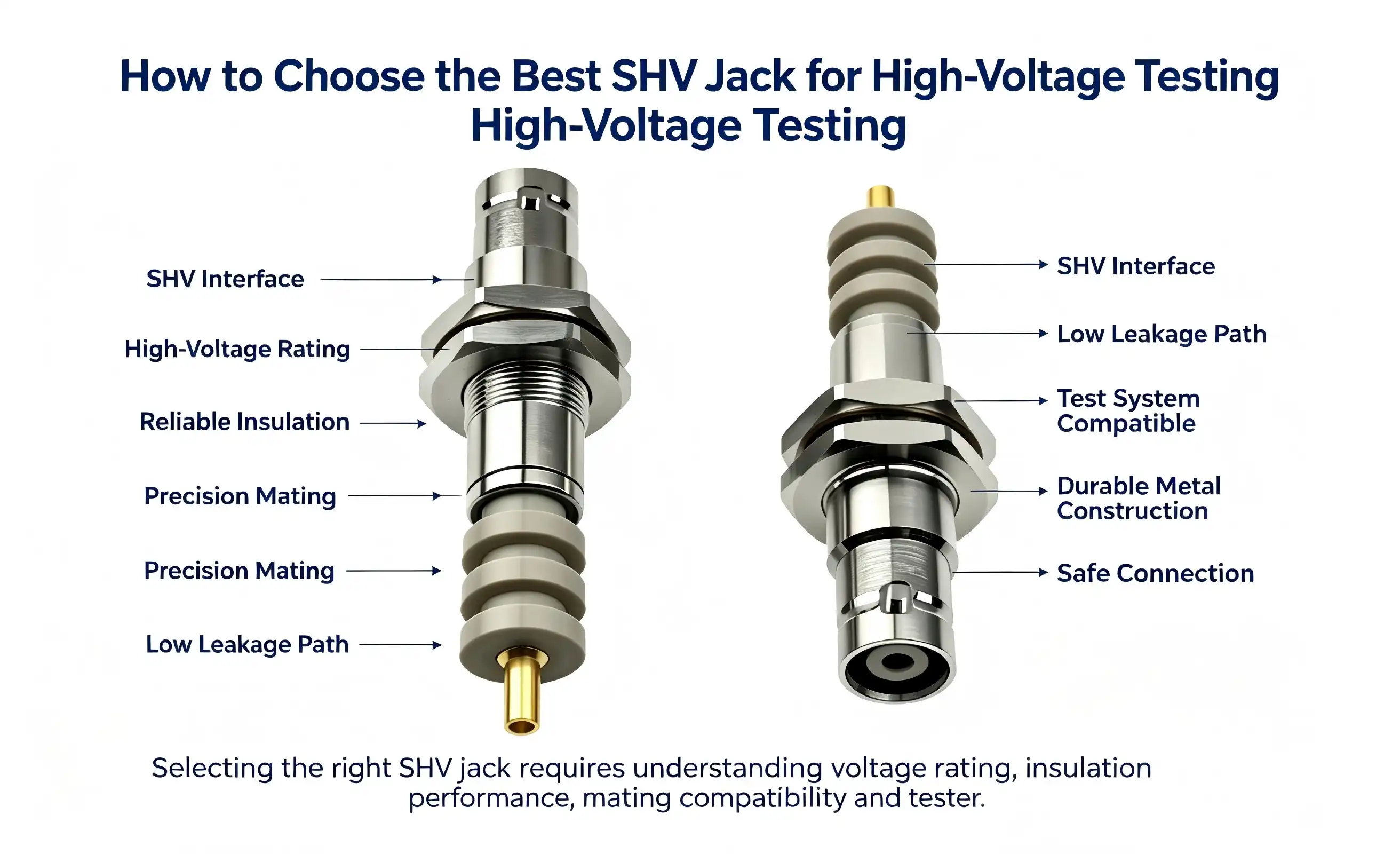 How to Choose the Best SHV Jack for High-Voltage Testing